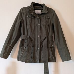 G.H. Bass & Co. Olive Green Utility Jacket - Water Resistant - XS (Fits like M)